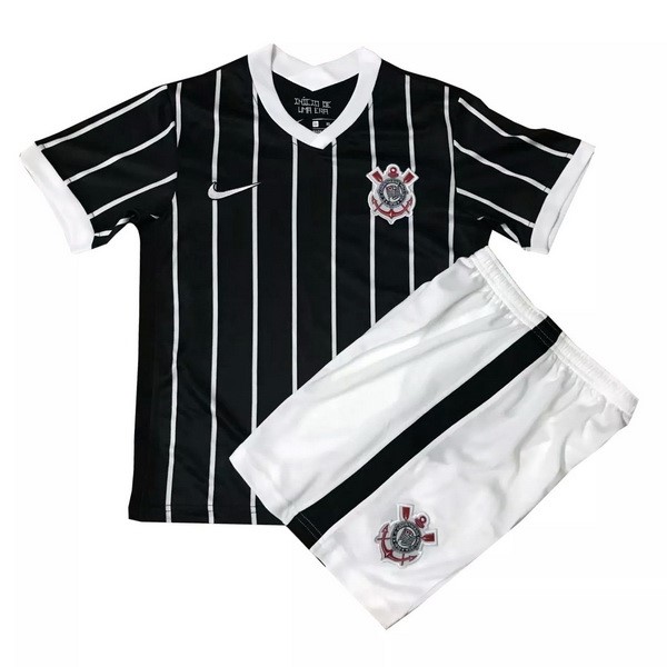 Camiseta Corinthians Paulista 2ª Kit Niño 2020 2021 Negro